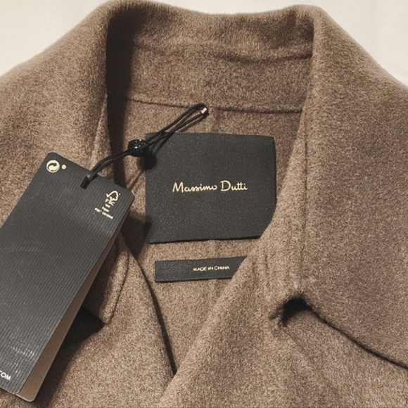 Massimo Dutti Wool Coat Size S NWT - Picture 8 of 16